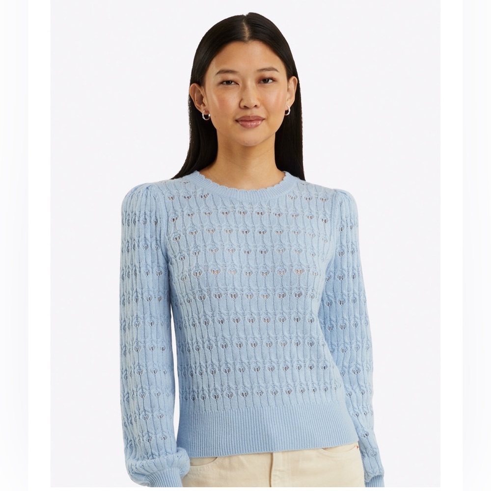 Draper James Puff Sleeve Sweater